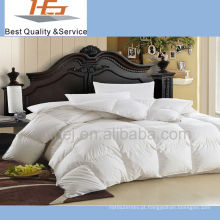 colcha branca do conjunto de cama do hotel do algodão 100% luxuoso